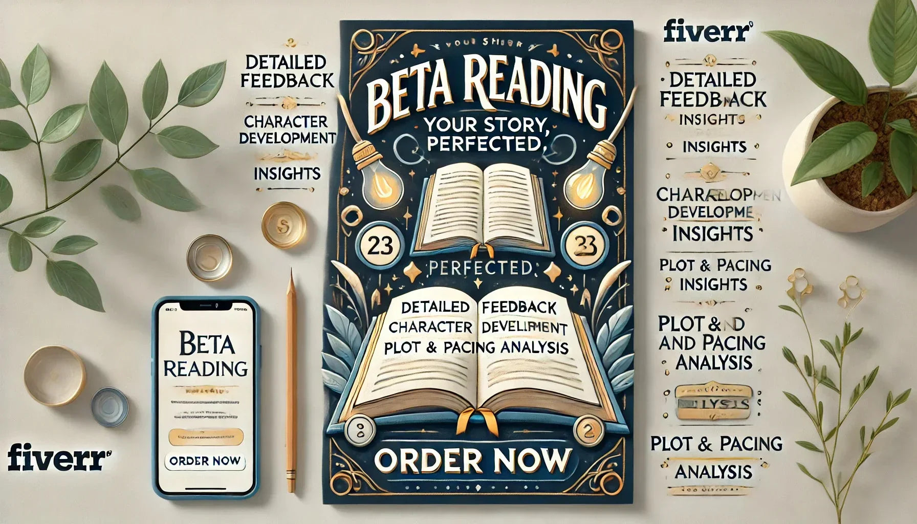 I will be your beta reader or alpha reader and give honest feedback for any writing