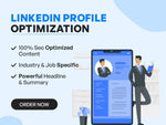 Load image into Gallery viewer, You will get 100% Optimized LinkedIn profile Content [Job &amp; Industry Specific]
