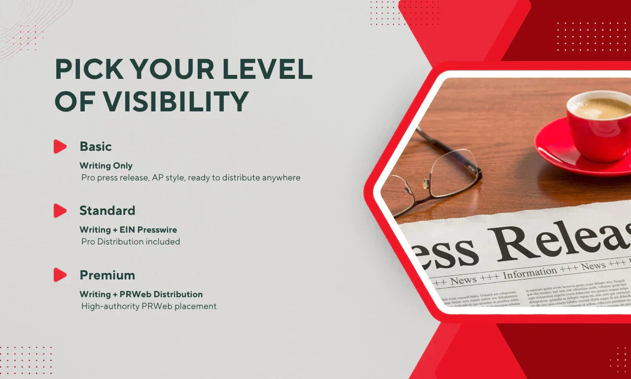 I will create an amazing press release for you (500 word press release)