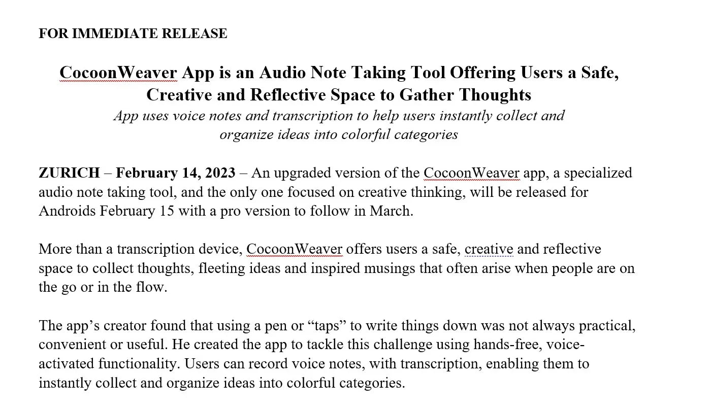 I will create an amazing press release for you (300+ word press release)